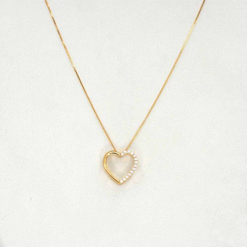 CONJUNTO CORAZÓN ORO 18K - 1