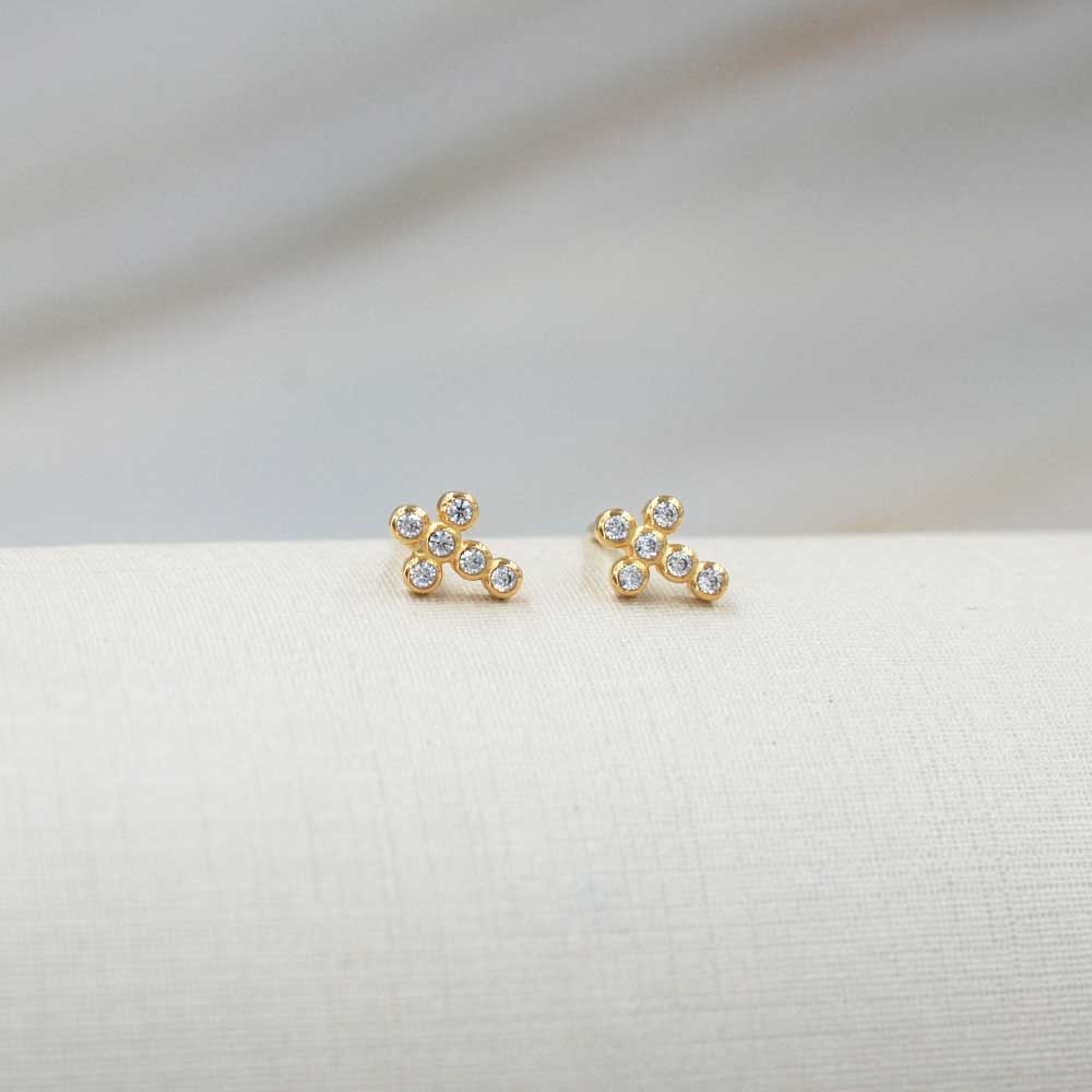 AROS CRUZ ORO 18K - 2