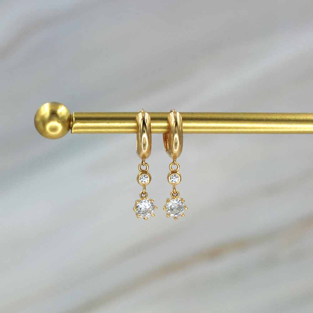 ARO ARGOLLA PUNTO DE LUZ ORO 18K - 2