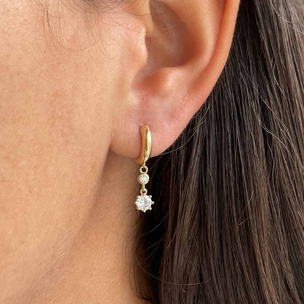 ARO ARGOLLA PUNTO DE LUZ ORO 18K - 3