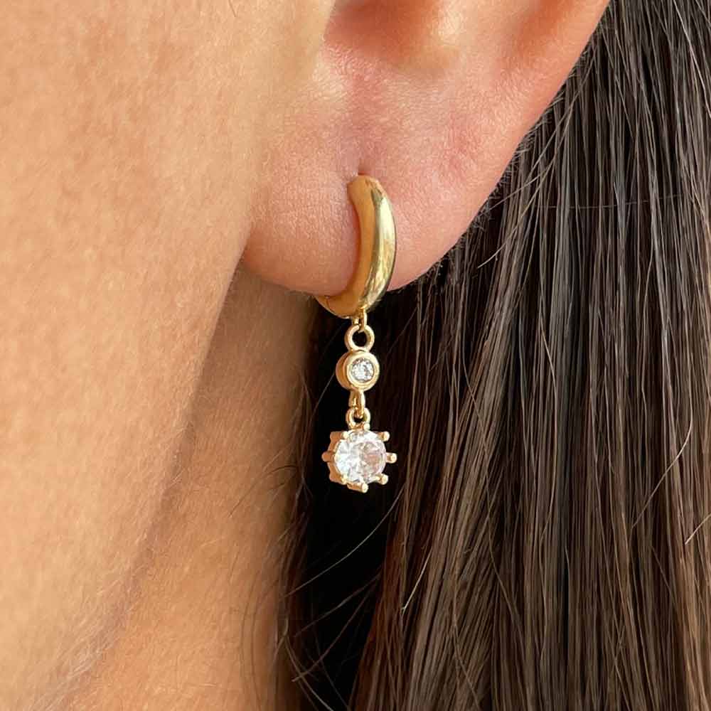 ARO ARGOLLA PUNTO DE LUZ ORO 18K - 4