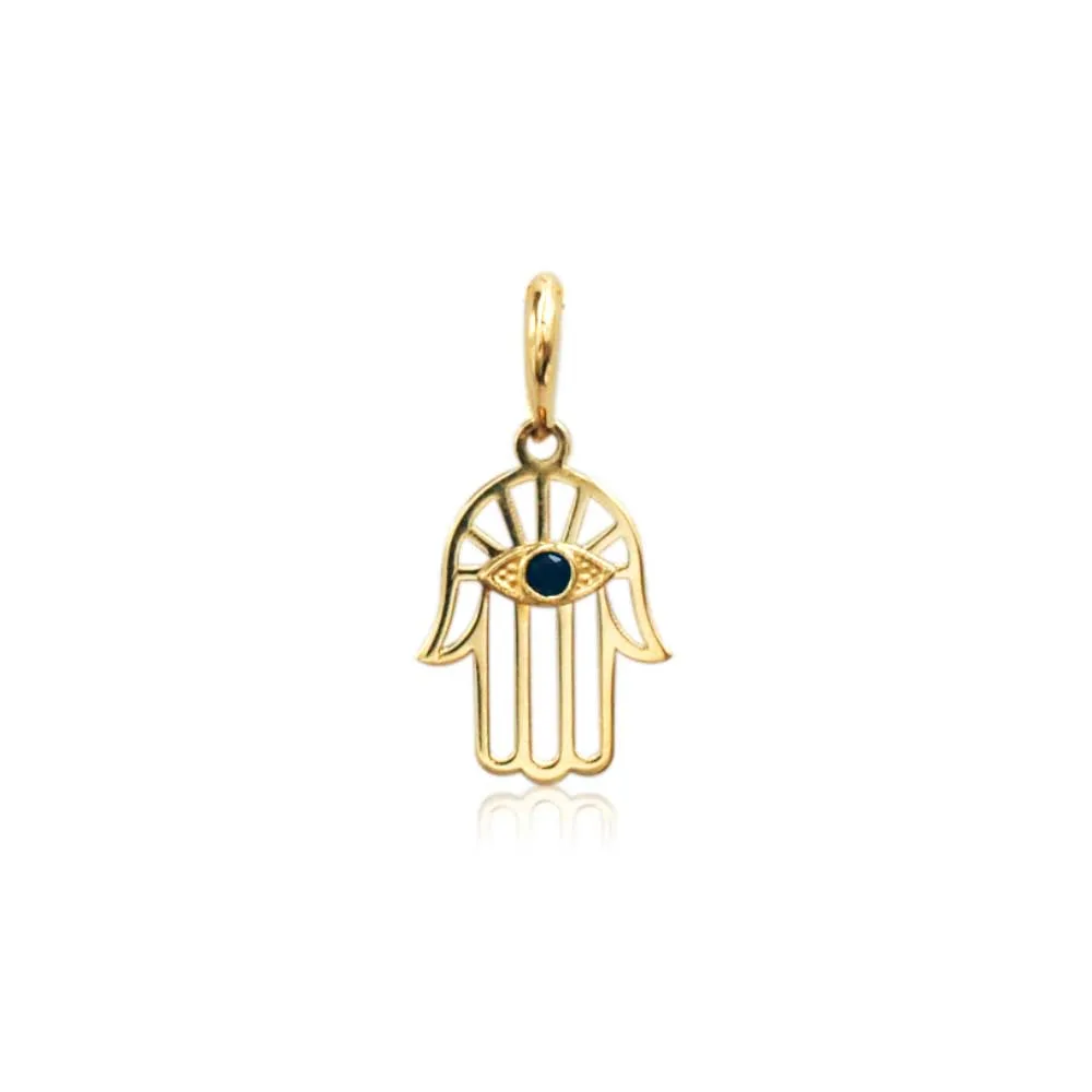 COLGANTE MANO DE FATIMA ORO 18K - 1