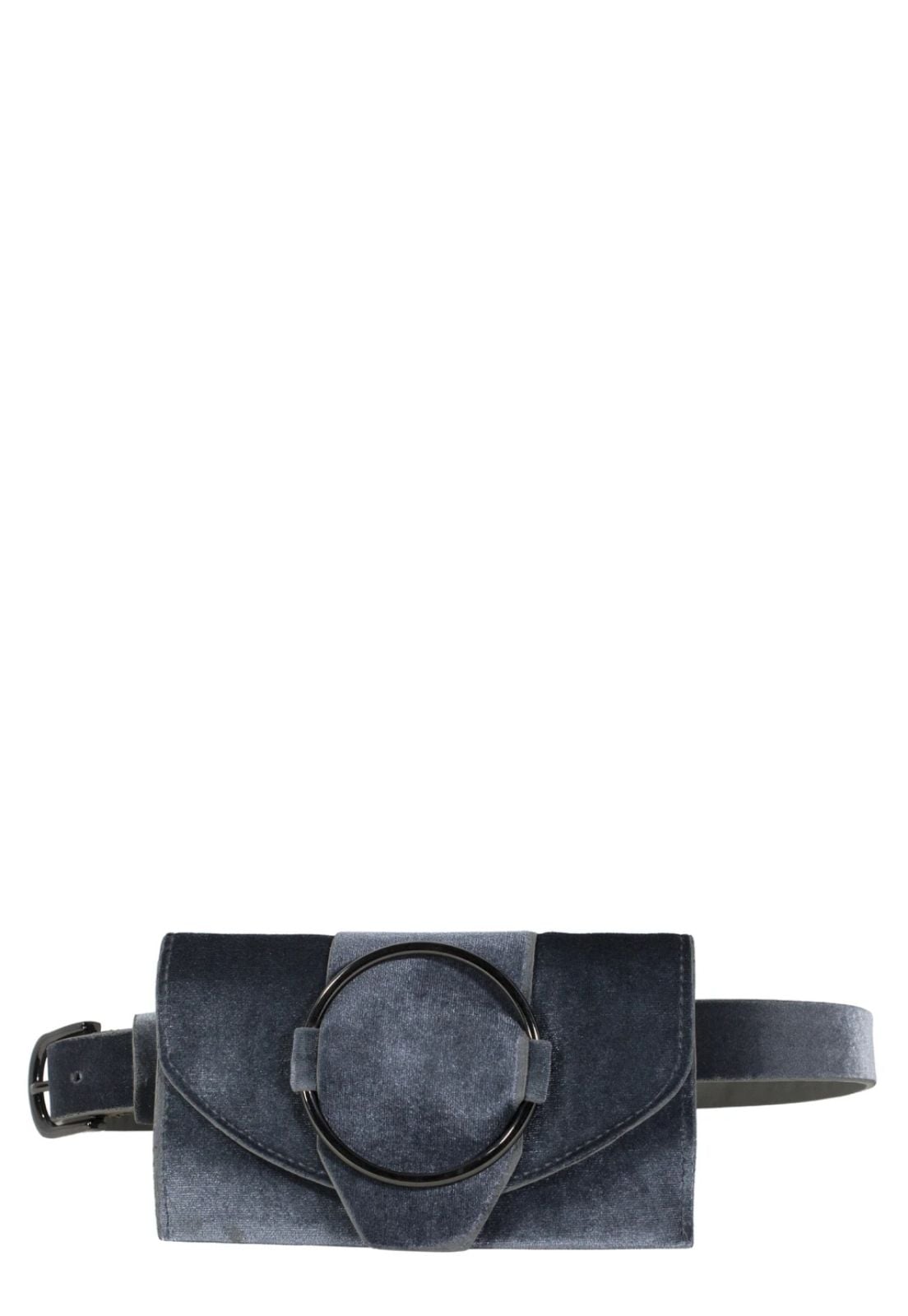 CINTURON TERCIOPELO MAILEA RCI302624 GRIS BOLSILLO - 1