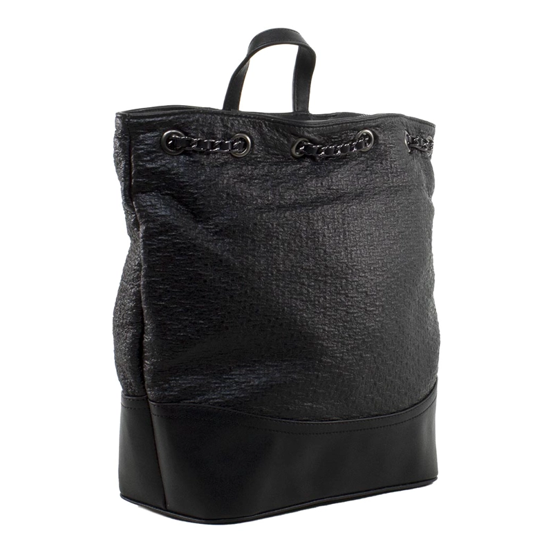 MOCHILA GRANDE METAL NEGRO - 2