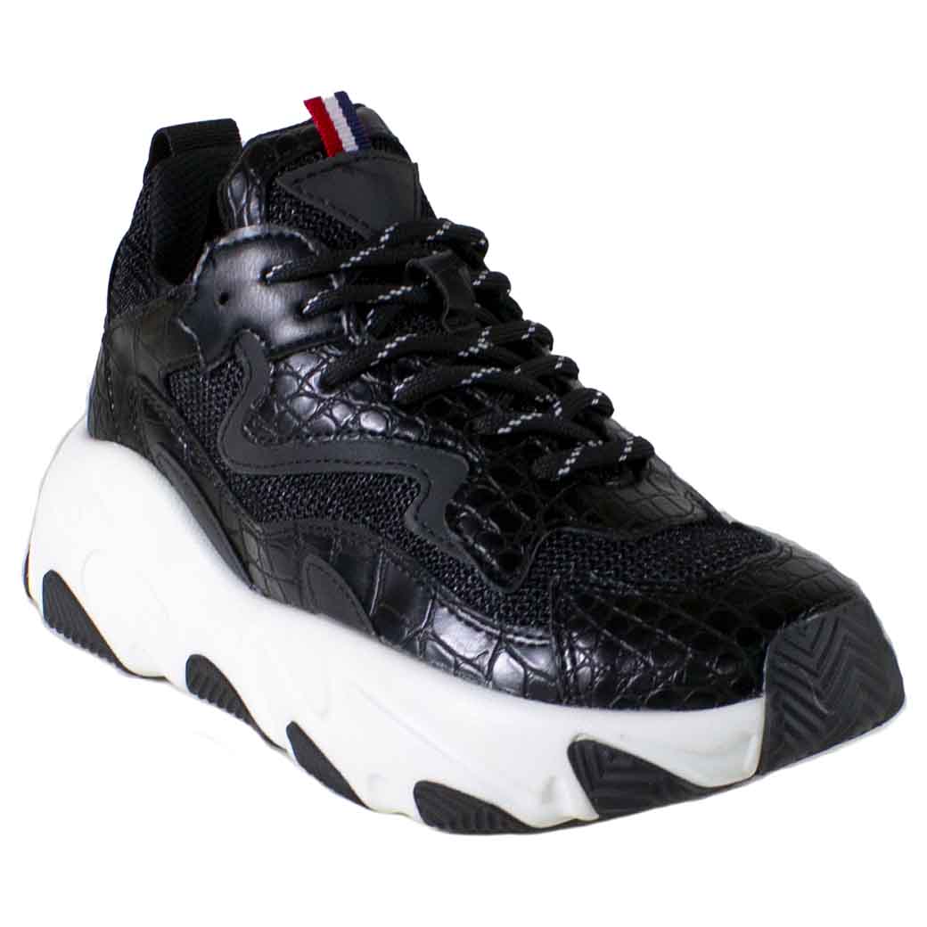 ZAPATILLAS MUJER MAILEA NEGRO YZLLA15GS111 DETALLES COCO - 1