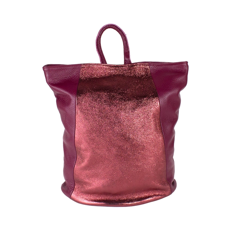 MOCHILA CUERO BIMATERIAL - 1