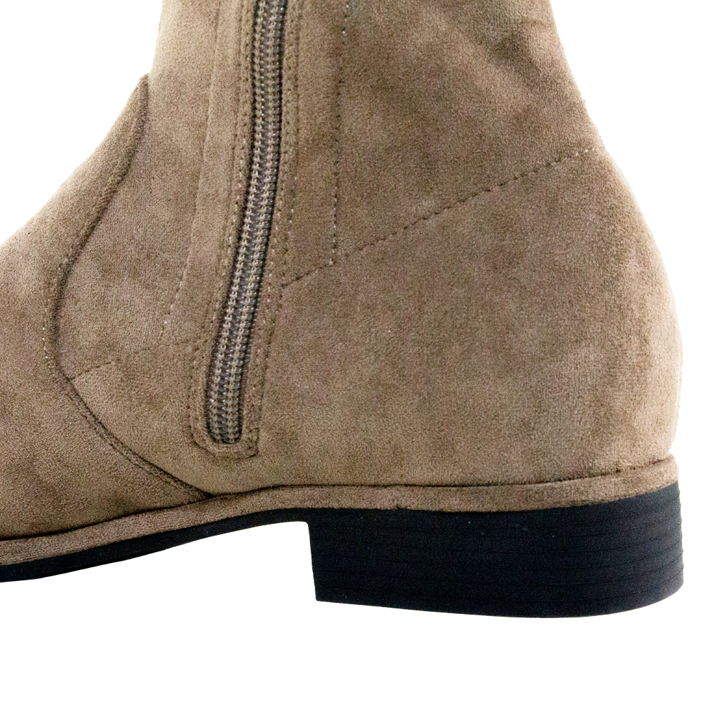 BUCANERAS MUJER MAILEA LISA TACO BAJO KHAKI - 2