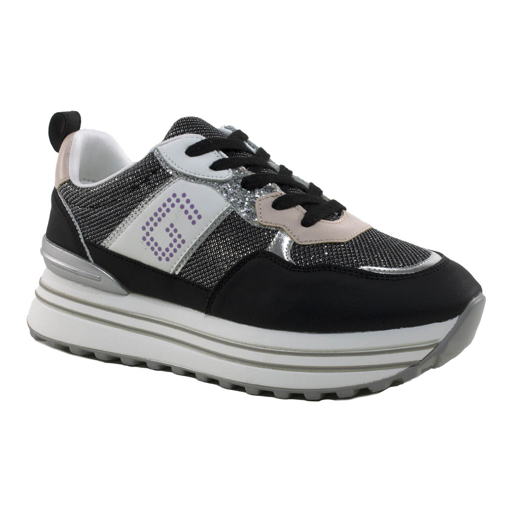 ZAPATILLA PLATAFORMA 3 MATERIALES - 1