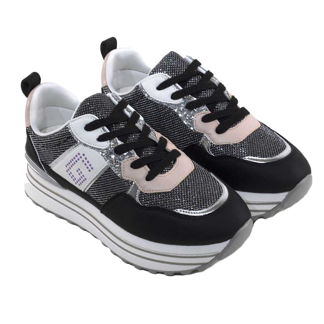 ZAPATILLA PLATAFORMA 3 MATERIALES - 4