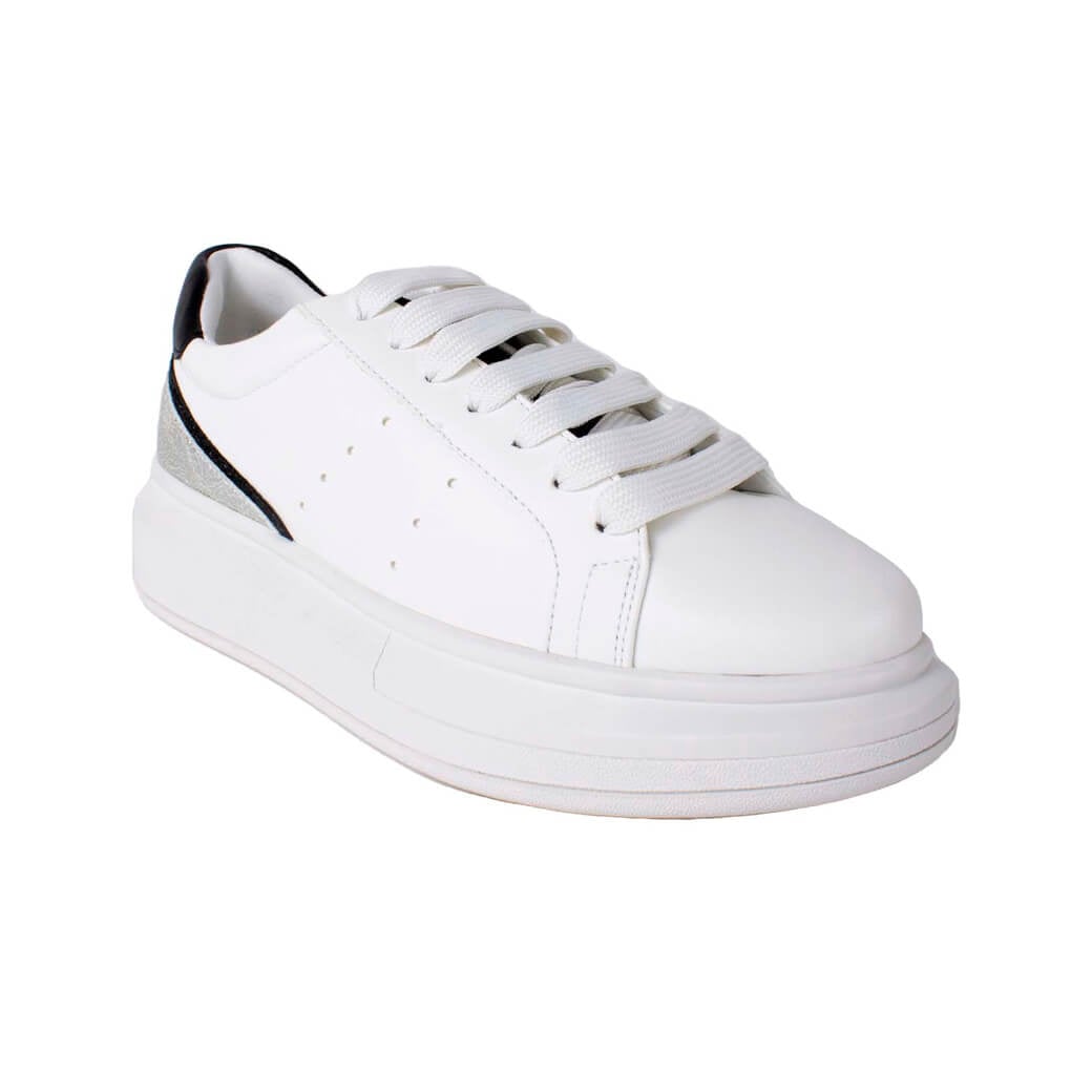 ZAPATILLAS MUJER MAILEA BLANCO TALON CON VIVO - 2