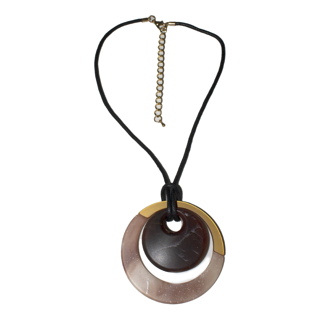 COLLAR MAILEA ZCO7594 ACRILICO C/METAL - 1