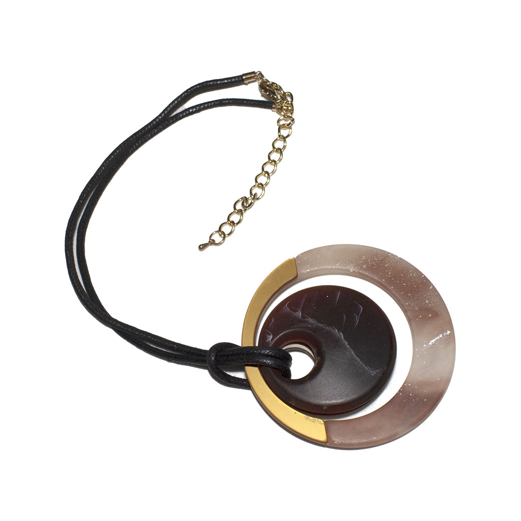 COLLAR MAILEA ZCO7594 ACRILICO C/METAL - 2