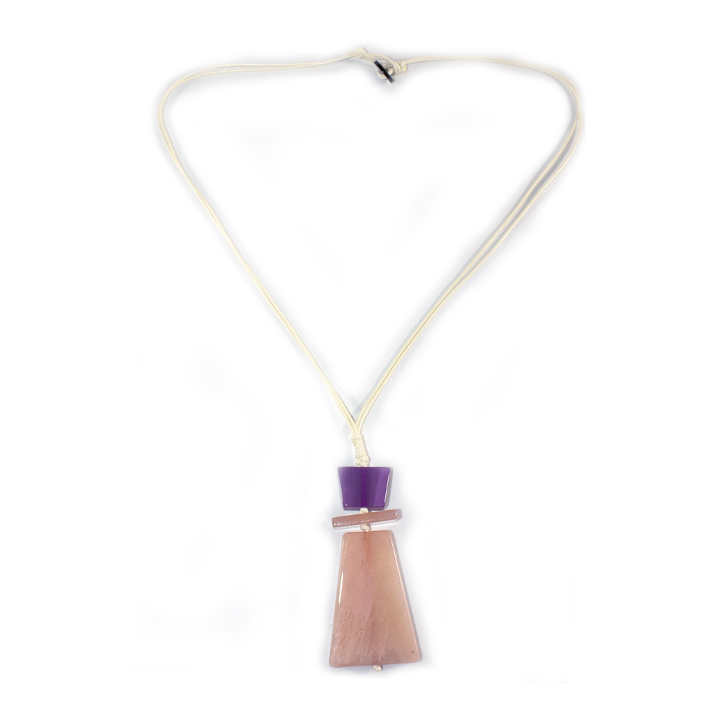 COLLAR ACRILICO TRAPECIO - 1