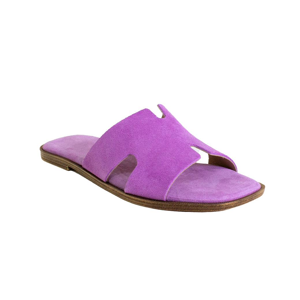 SANDALIA RENO PLANA ACOLCHADA LILA - 3