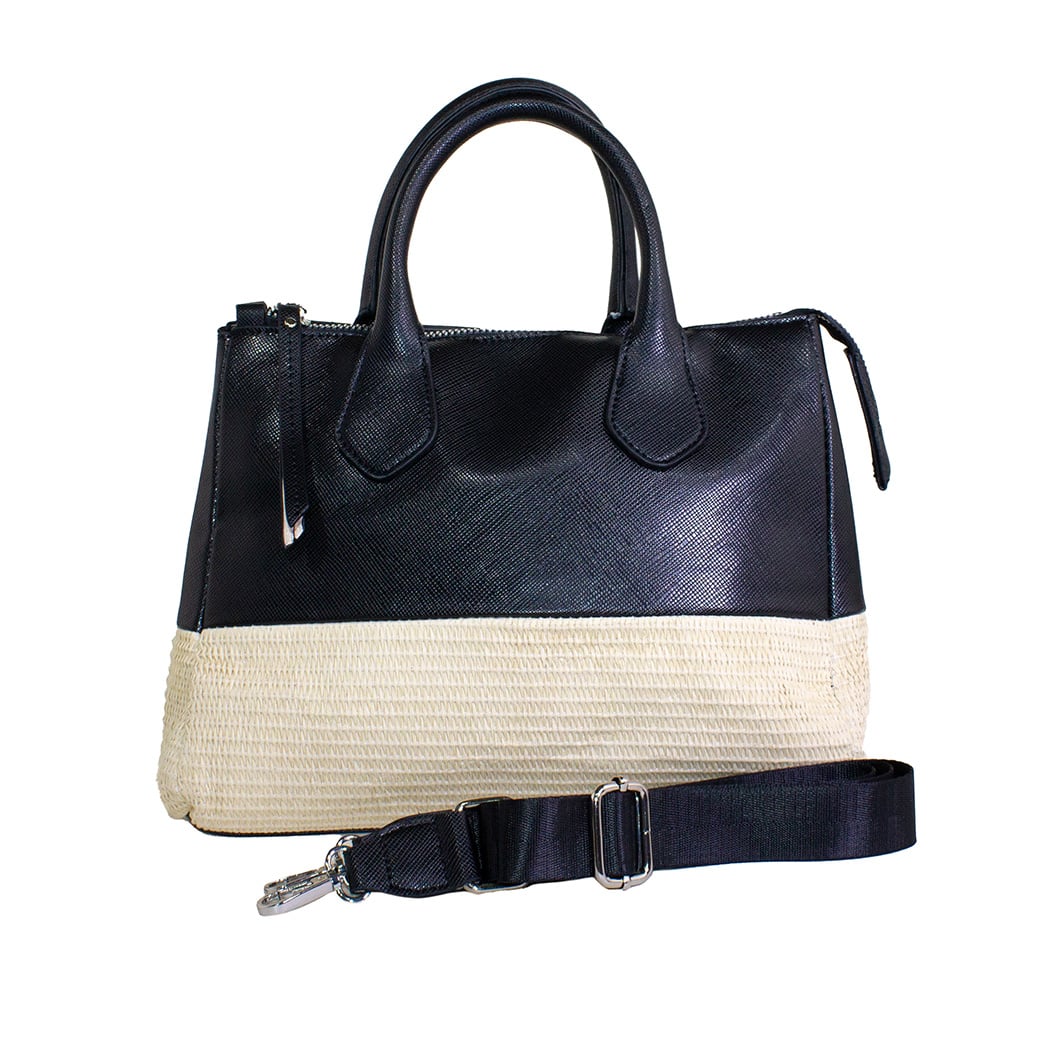 CARTERA BASE YUTE NEGRO - 1