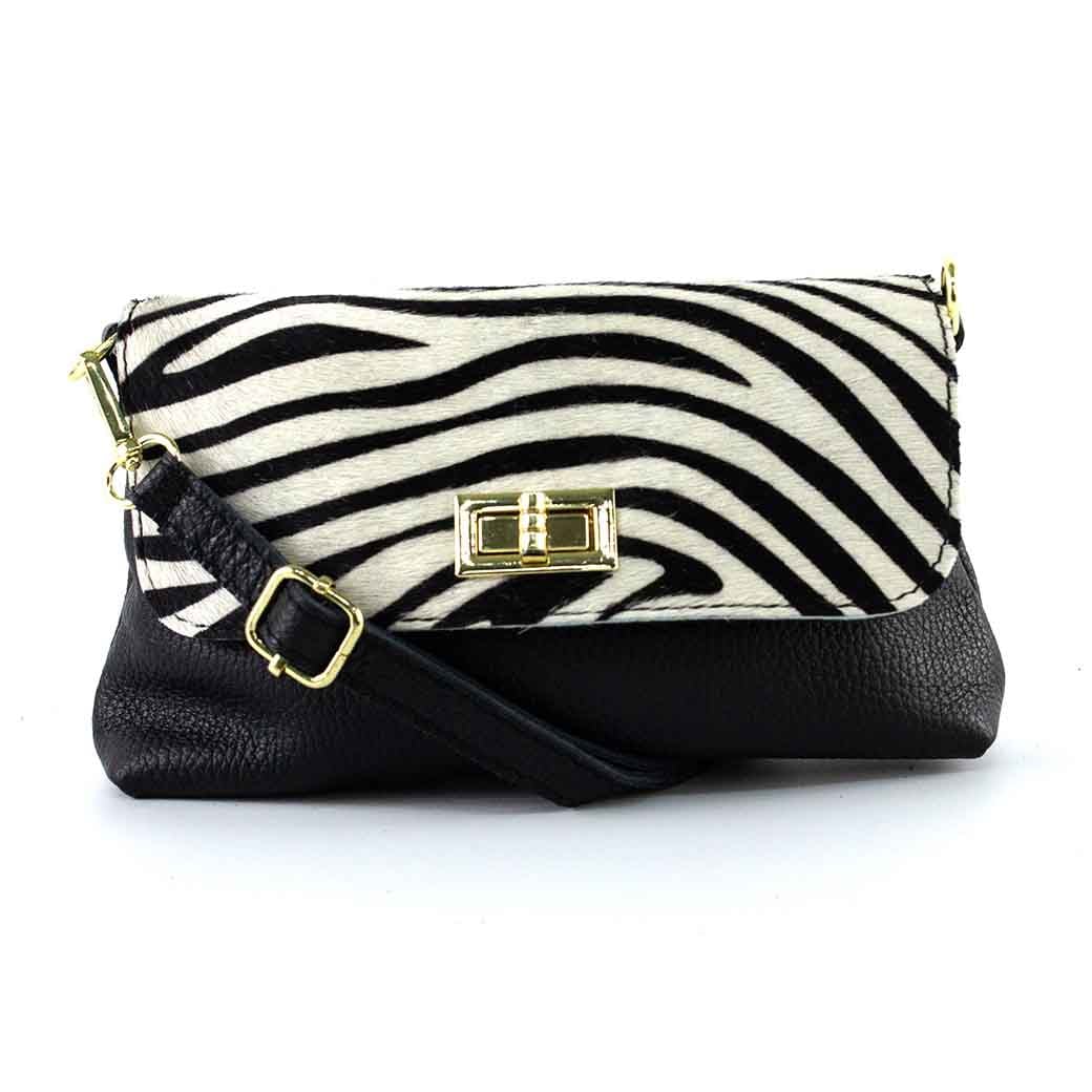 CARTERA DE CUERO CERROJO 671 MUJER LEOPARDO MAILEA - 1