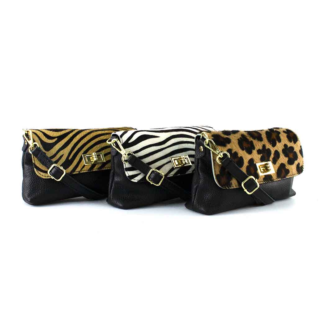 CARTERA DE CUERO CERROJO 671 MUJER LEOPARDO MAILEA - 6