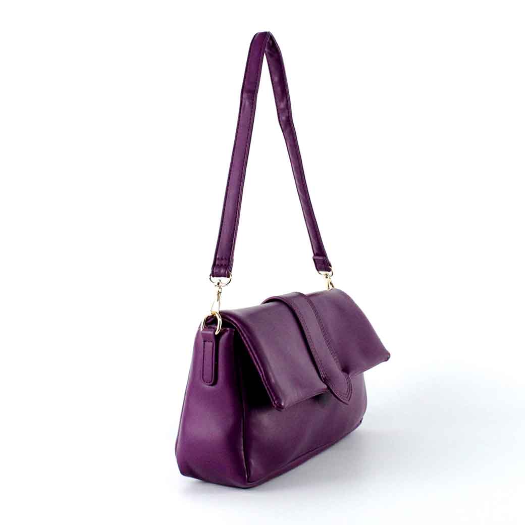CARTERA ECOCUERO LISA 639 MUJER MORADO MAILEA - 2