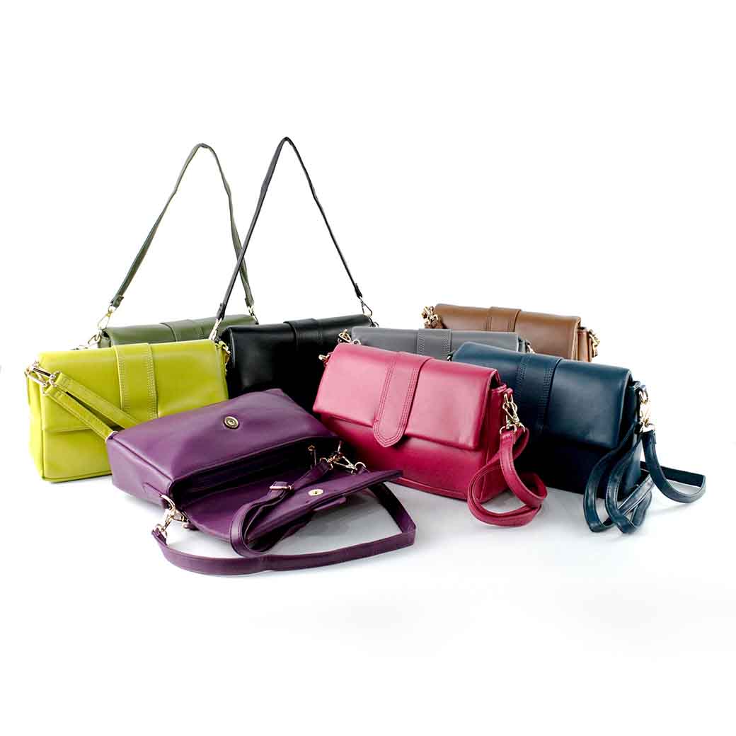 CARTERA ECOCUERO LISA 639 MUJER MORADO MAILEA - 5