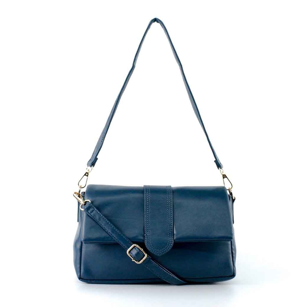 CARTERA ECOCUERO LISA 639 MUJER PETROLEO MAILEA - 1