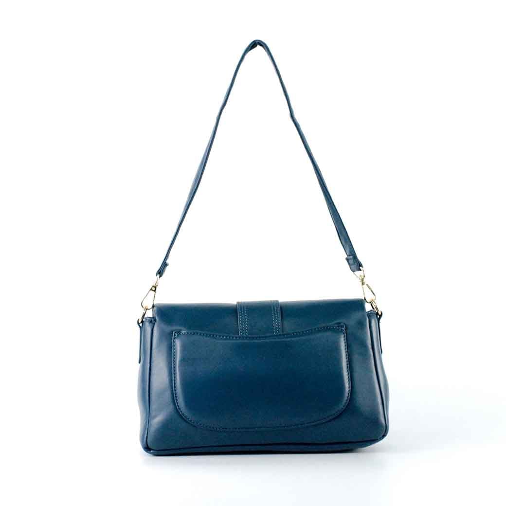 CARTERA ECOCUERO LISA 639 MUJER PETROLEO MAILEA - 3