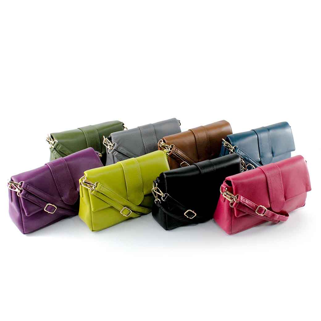 CARTERA ECOCUERO LISA 639 MUJER GRIS MAILEA - 7