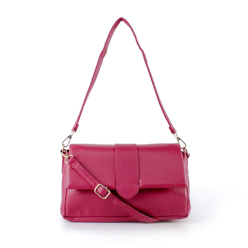 CARTERA ECOCUERO LISA 639 MUJER ROSADO MAILEA - 1