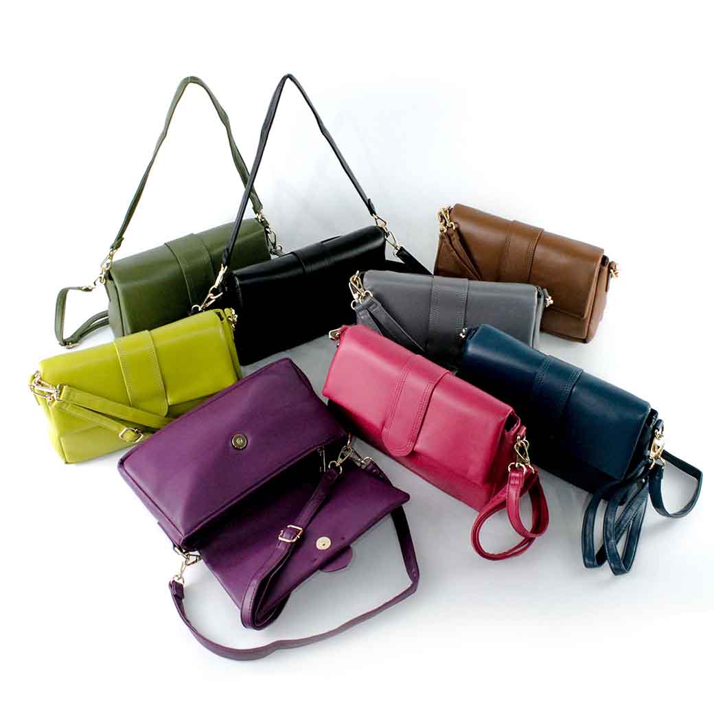 CARTERA ECOCUERO LISA 639 MUJER ROSADO MAILEA - 6