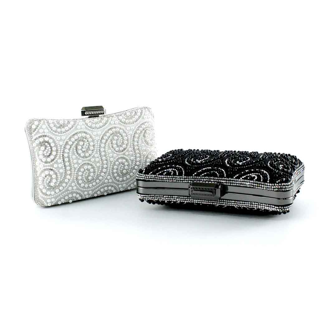 CARTERA PERLA DE NOCHE 860 MUJER PLATEADO MAILEA - 9