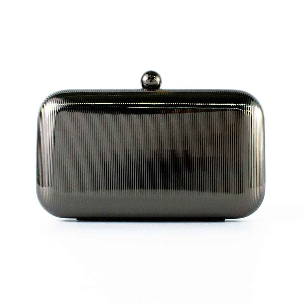 CARTERA METALIZADA DE NOCHE RIGIDA 867 MUJER NEGRO MAILEA - 3