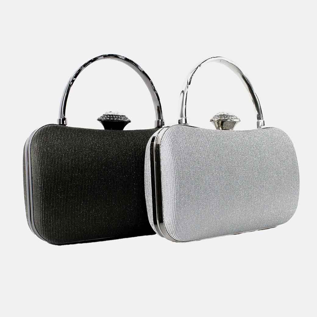 CARTERA DE NOCHE 872 MUJER PLATEADO MAILEA - 6