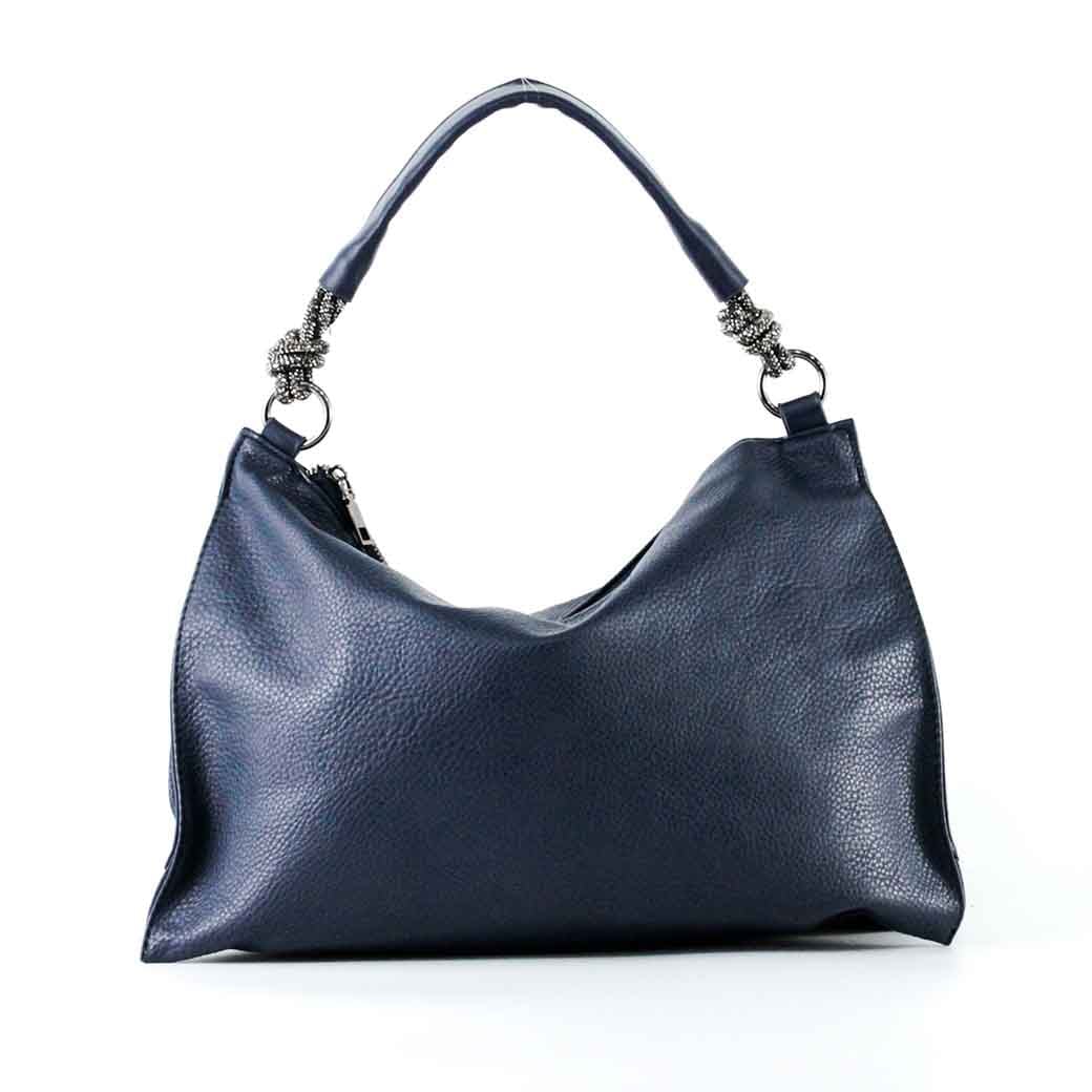 CARTERA ECOCUERO POROSA 524 MUJER AZUL MAILEA - 1