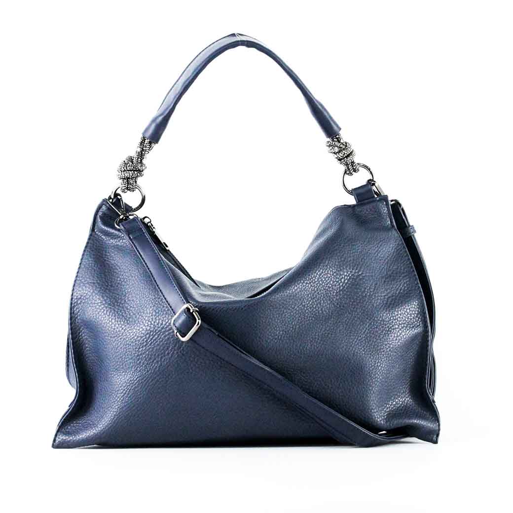 CARTERA ECOCUERO POROSA 524 MUJER AZUL MAILEA - 4