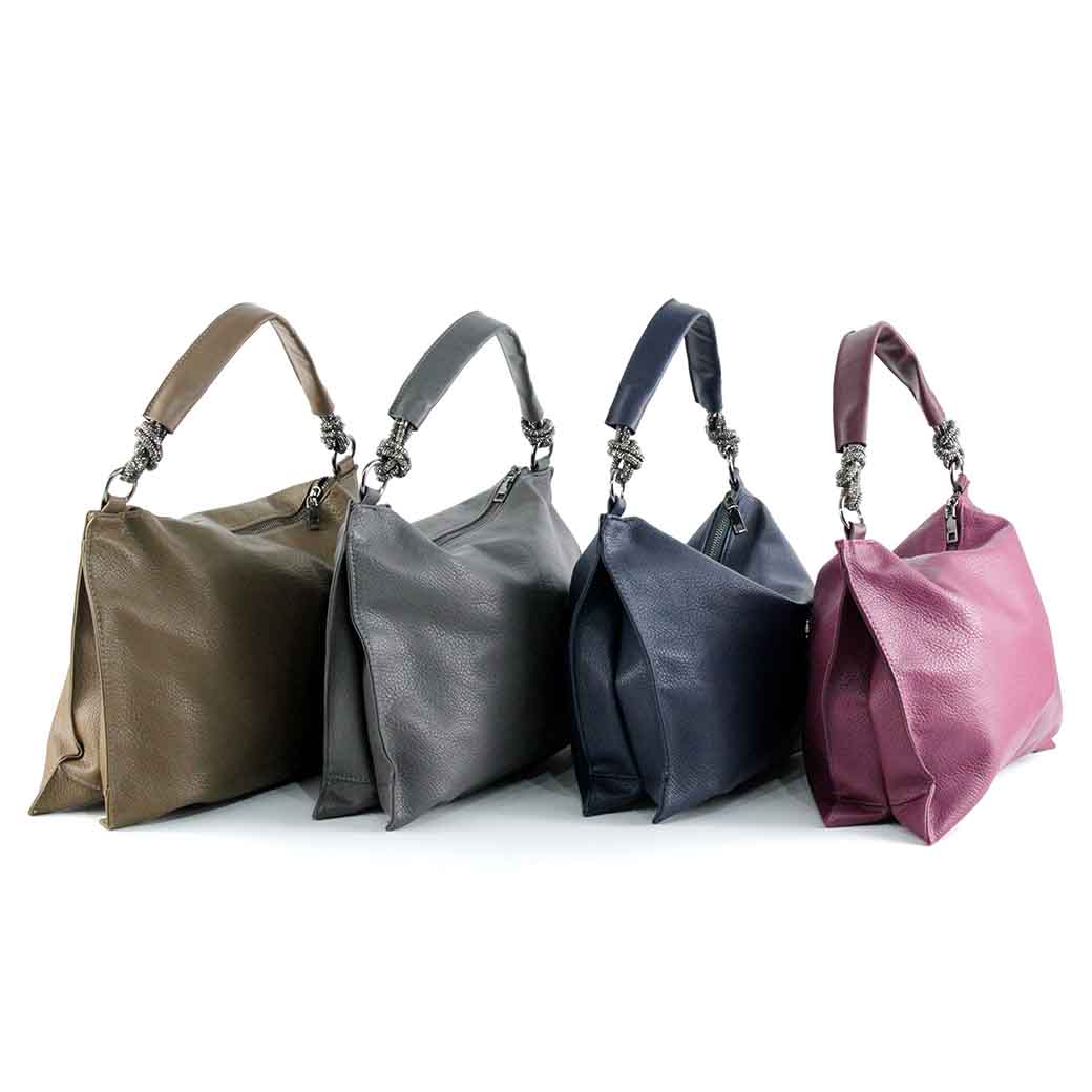CARTERA ECOCUERO POROSA 524 MUJER AZUL MAILEA - 6