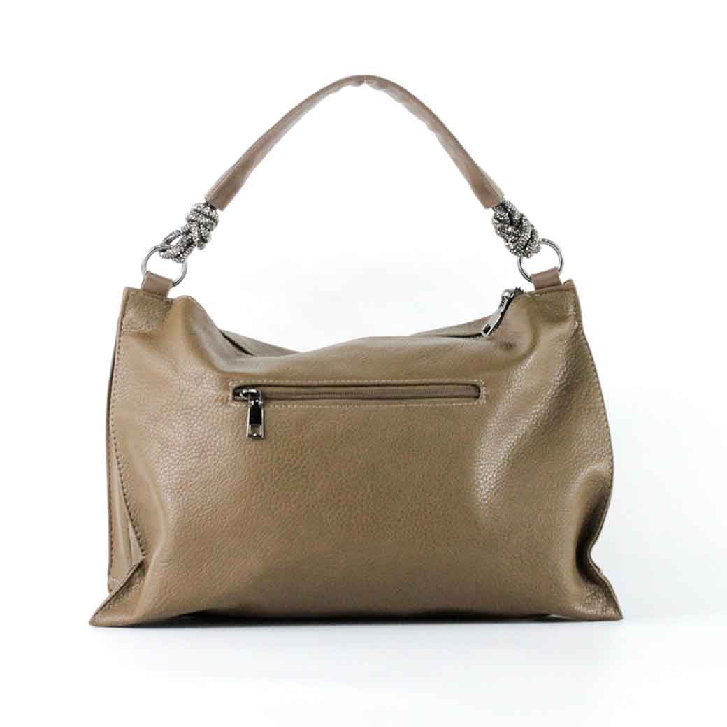 CARTERA ECOCUERO POROSA 524 MUJER KHAKI MAILEA - 3