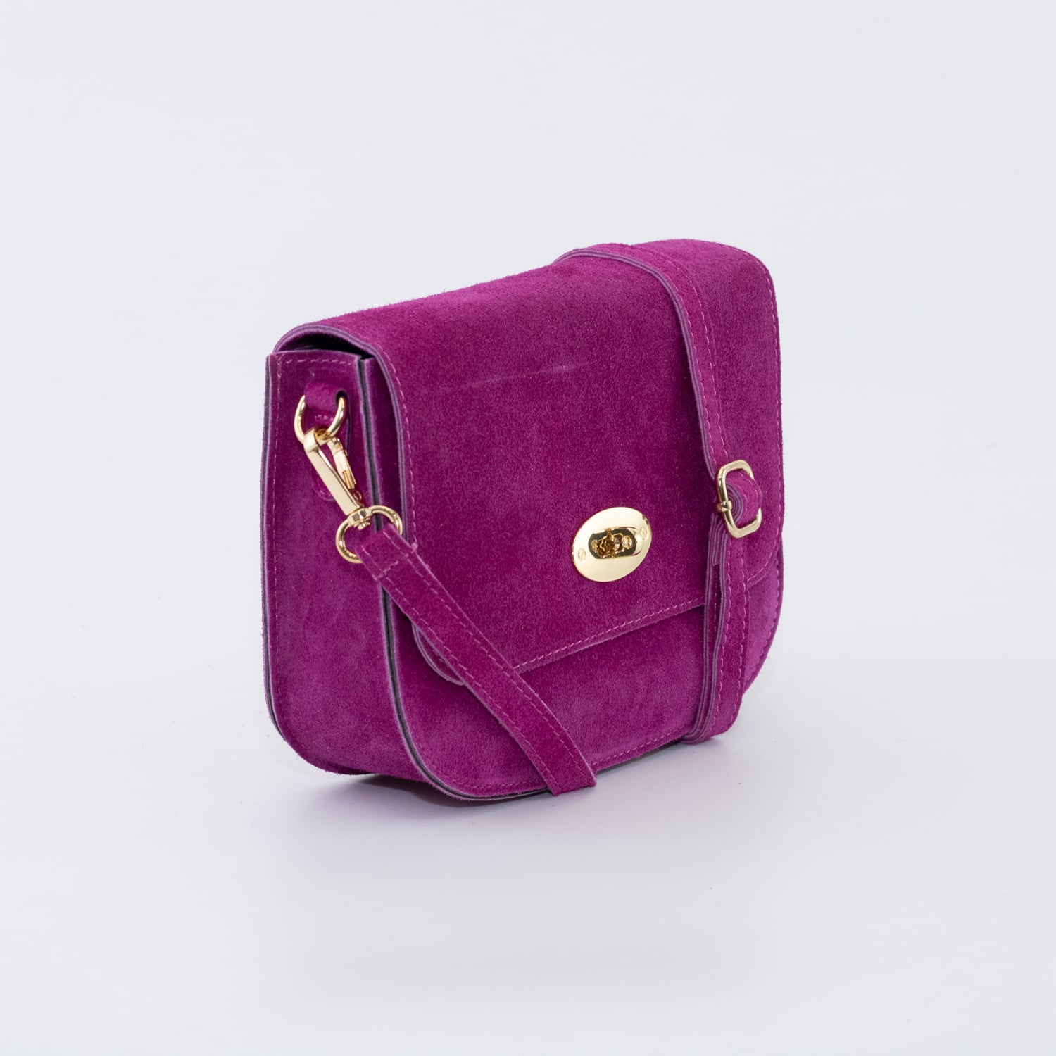 CARTERA RENO CON CERROJO FUSCIA - 2