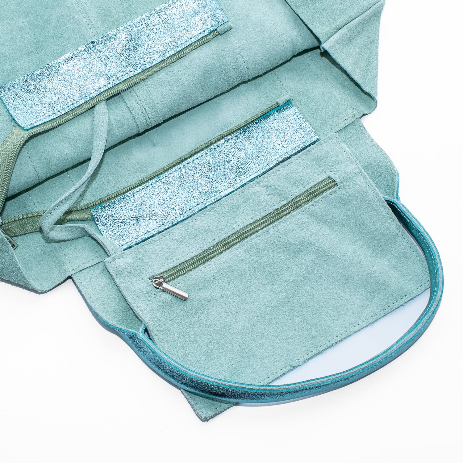 CARTERA RENO CON MANILLA METAL VERDE - 3