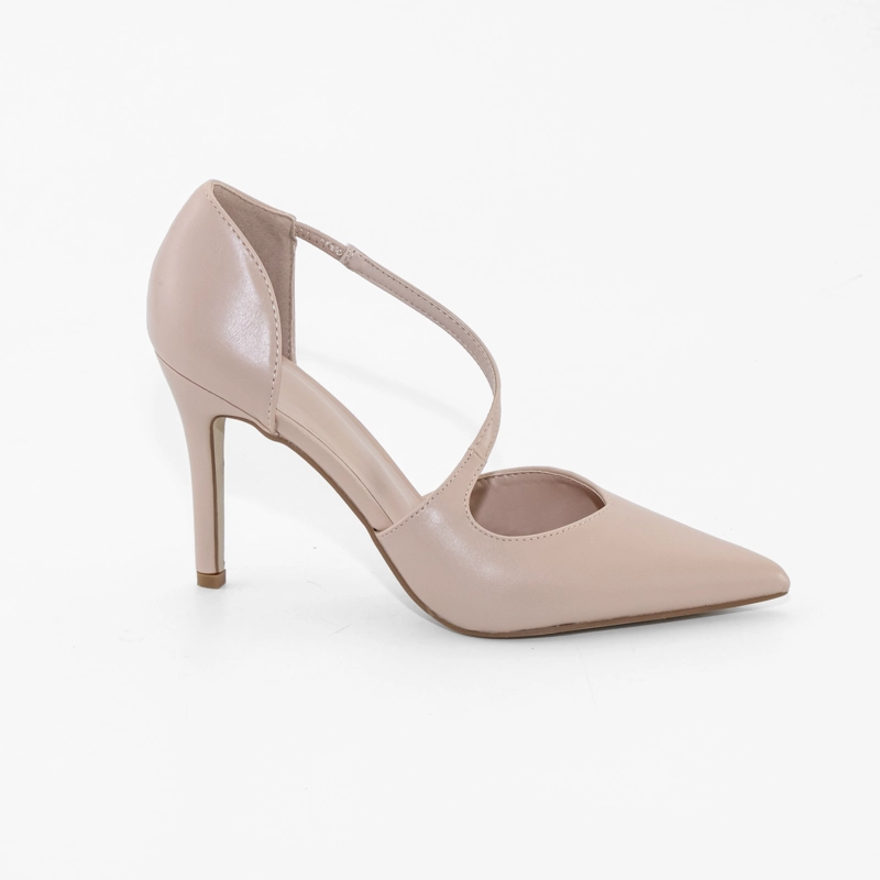 STILETTO CERRADO C/CORREA FRONTAL NUDE MAILEA - 1