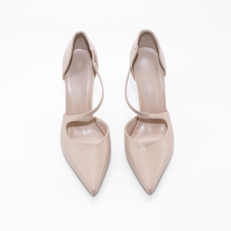 STILETTO CERRADO C/CORREA FRONTAL NUDE MAILEA - 5