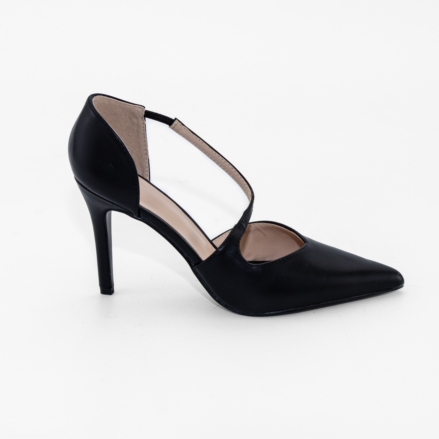 STILETTO CERRADO C/CORREA FRONTAL ORO MAILEA - 1