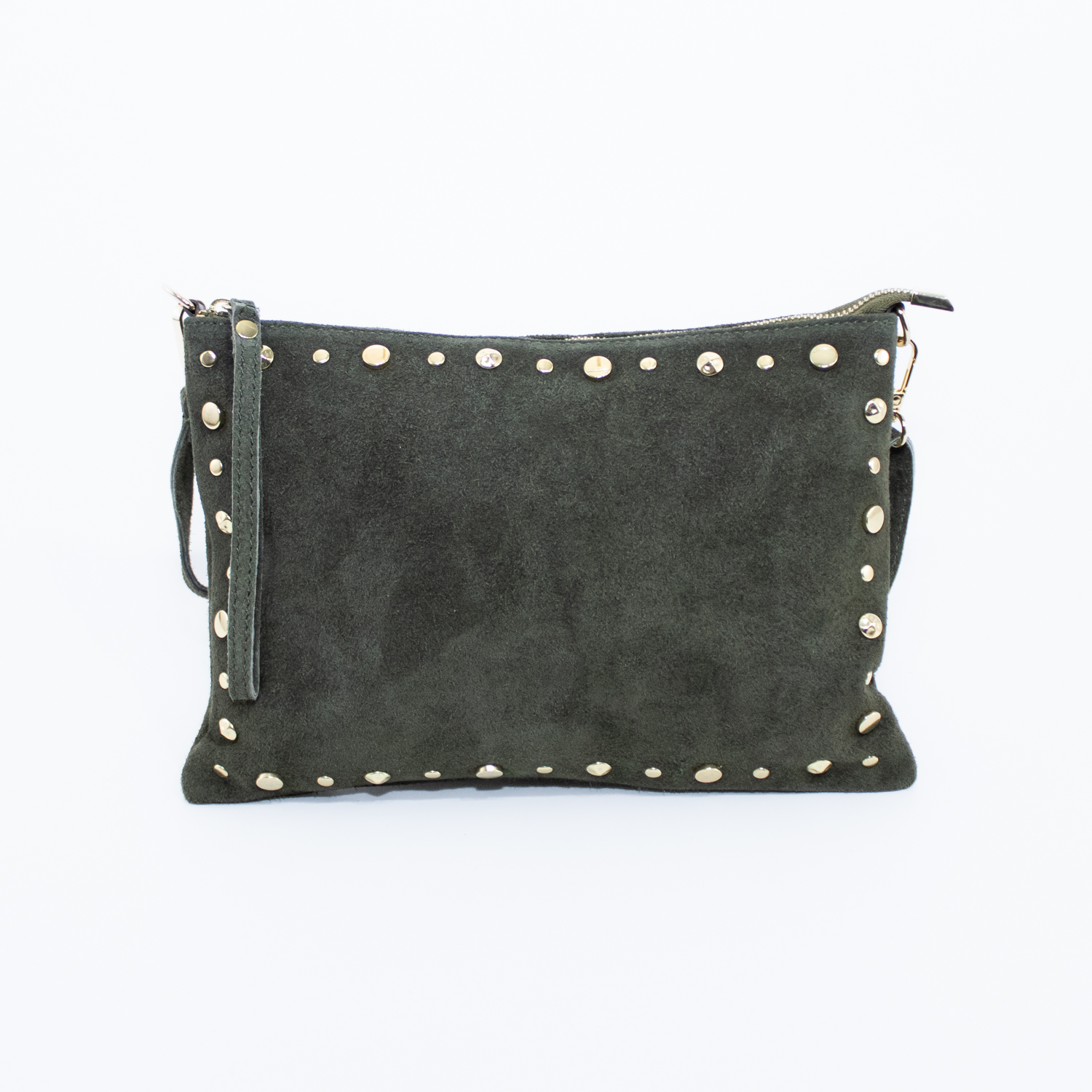BANDOLERA RENO CON REMACHES GRIS MAILEA - 3