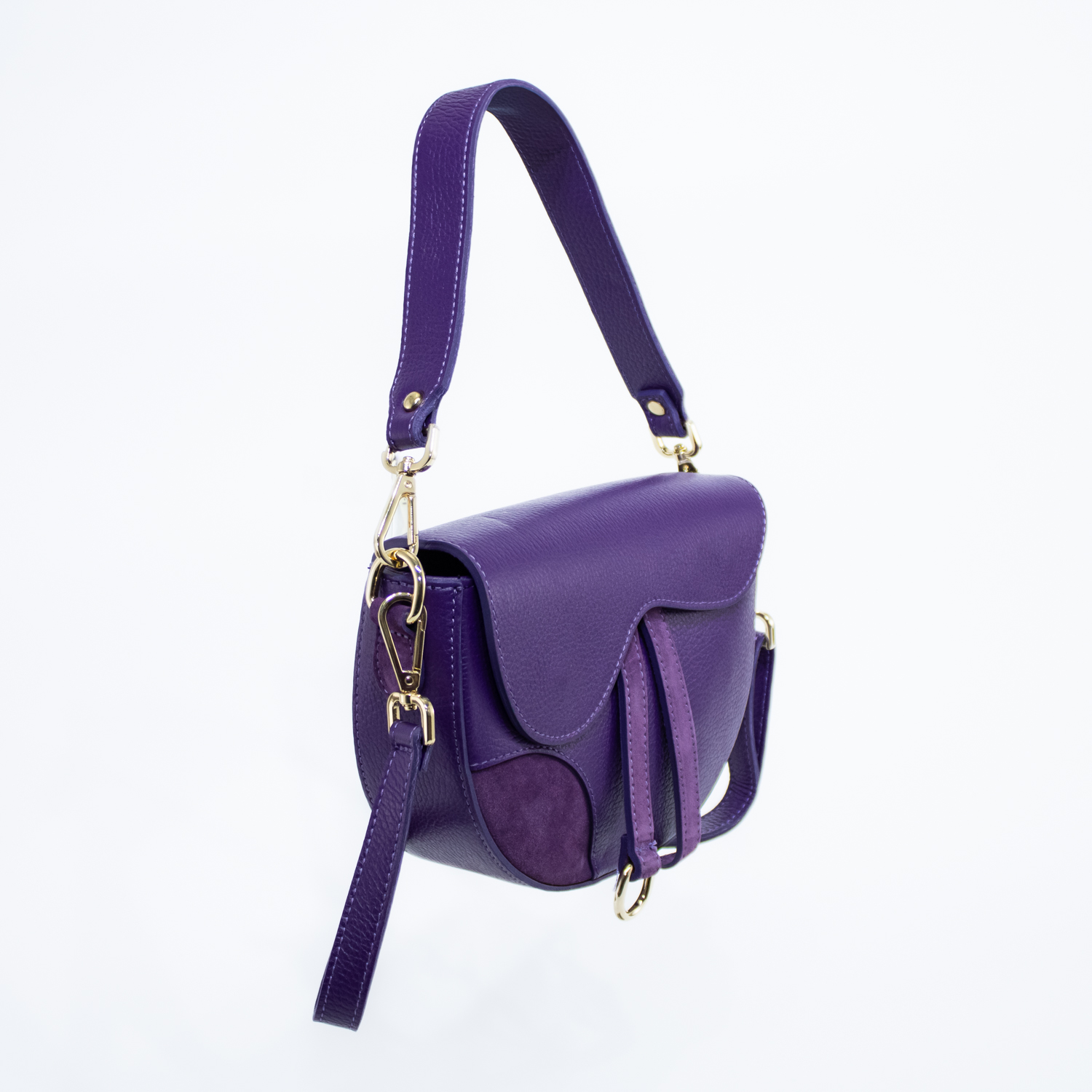 CARTERA CUERO CON DETALLES RENO MORADO MAILEA - 2