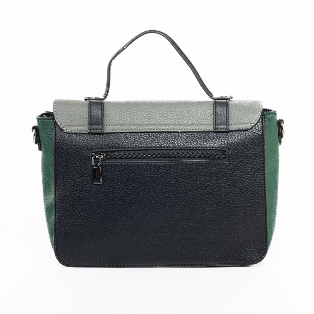 CARTERA ESCOLOR C/ 2 HEBILLAS TAUPE - 4