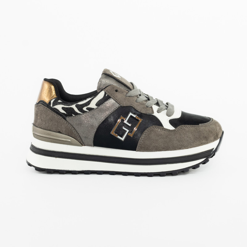 ZAPATILLAS MIX ECOCUERO ASFALTO MAILEA - 2