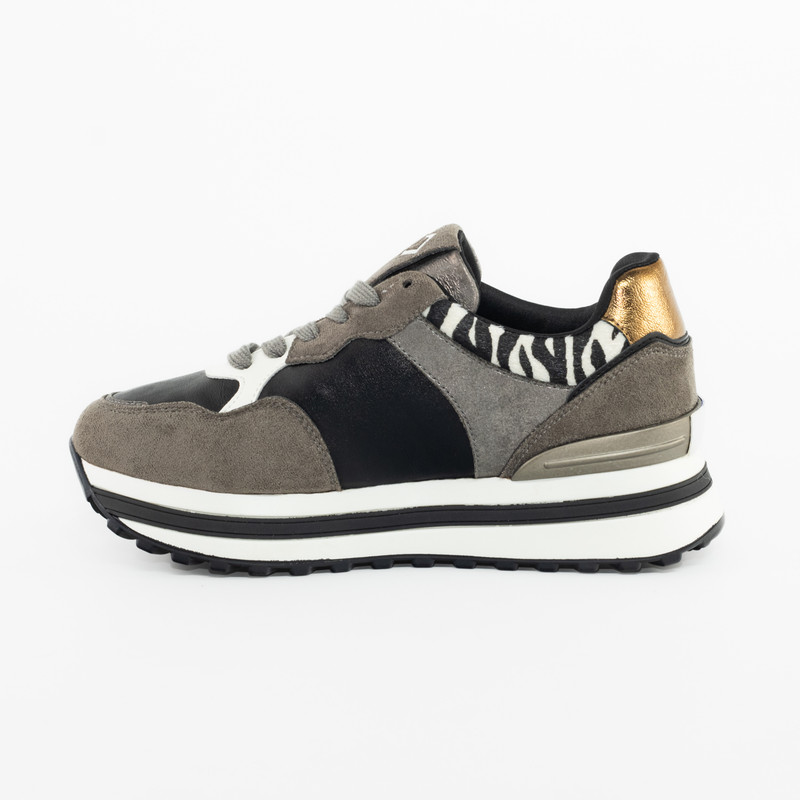 ZAPATILLAS MIX ECOCUERO ASFALTO MAILEA - 3