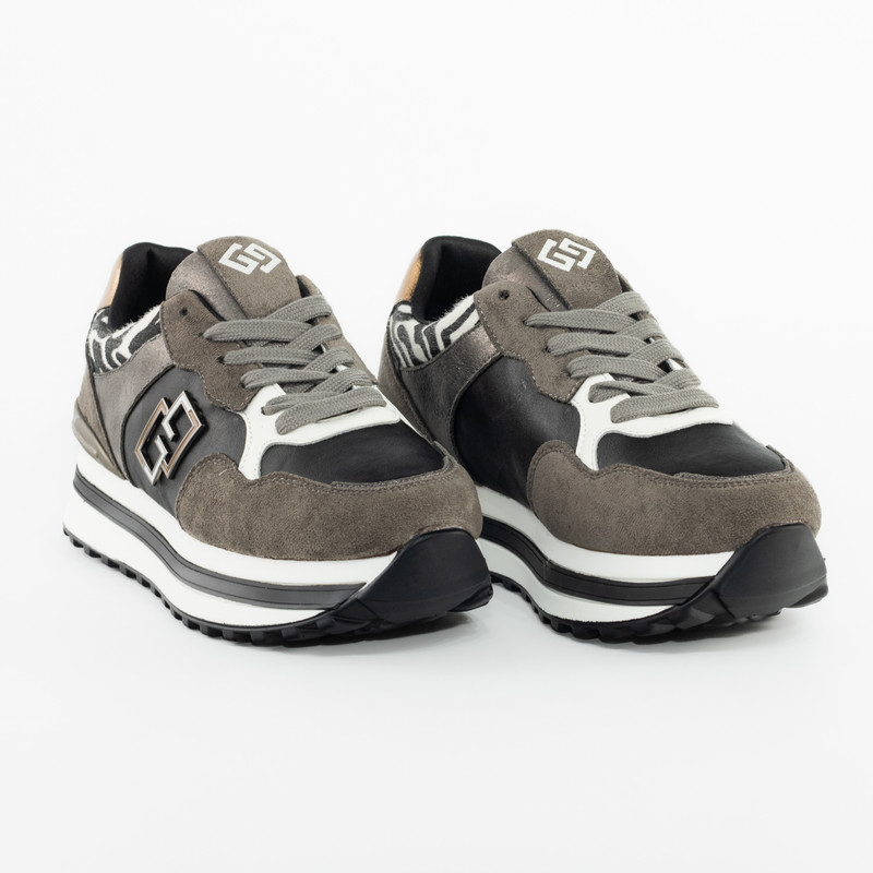 ZAPATILLAS MIX ECOCUERO ASFALTO MAILEA - 4