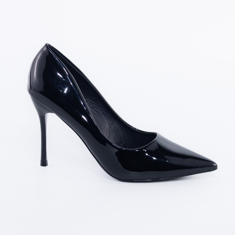 STILETTO GAMUZA ELASTICADA NEGRO MAILEA - 1