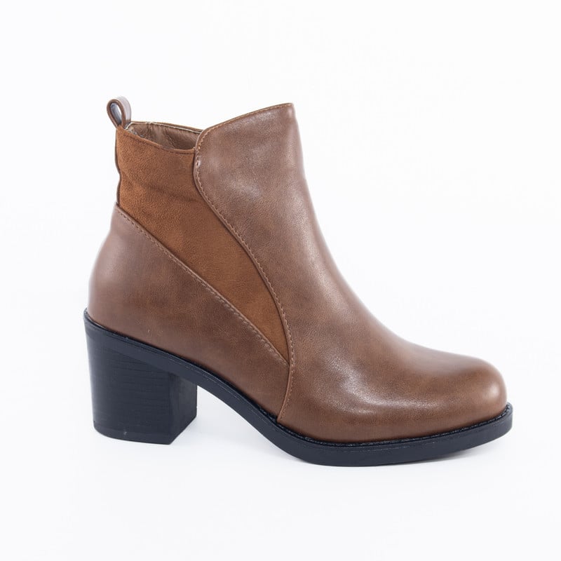 BOTIN ECOCUERO TOSTADO MAILEA - 2