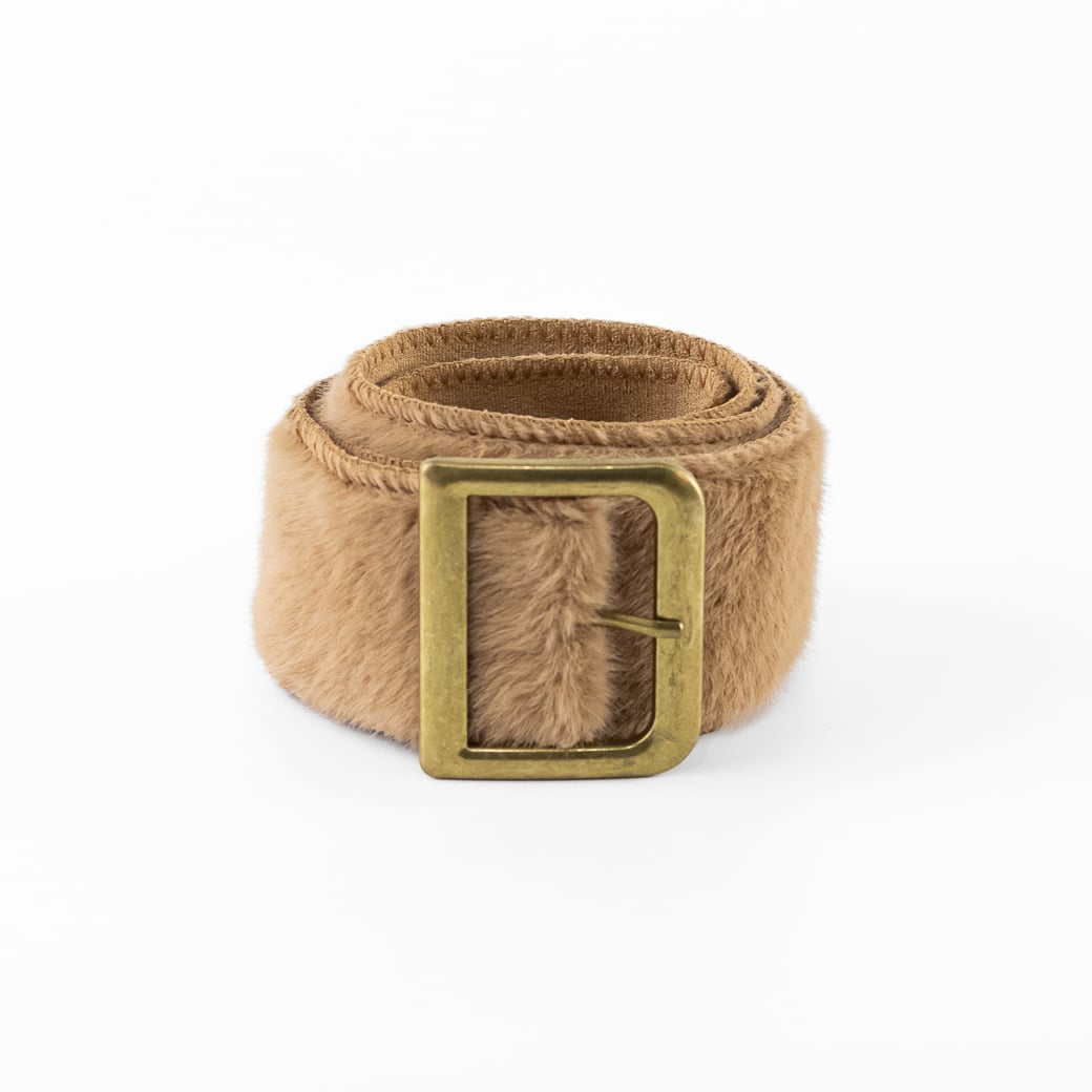 CINTURON FULL PIEL HEBILLA METAL MUJER CAMEL MAILEA - 1