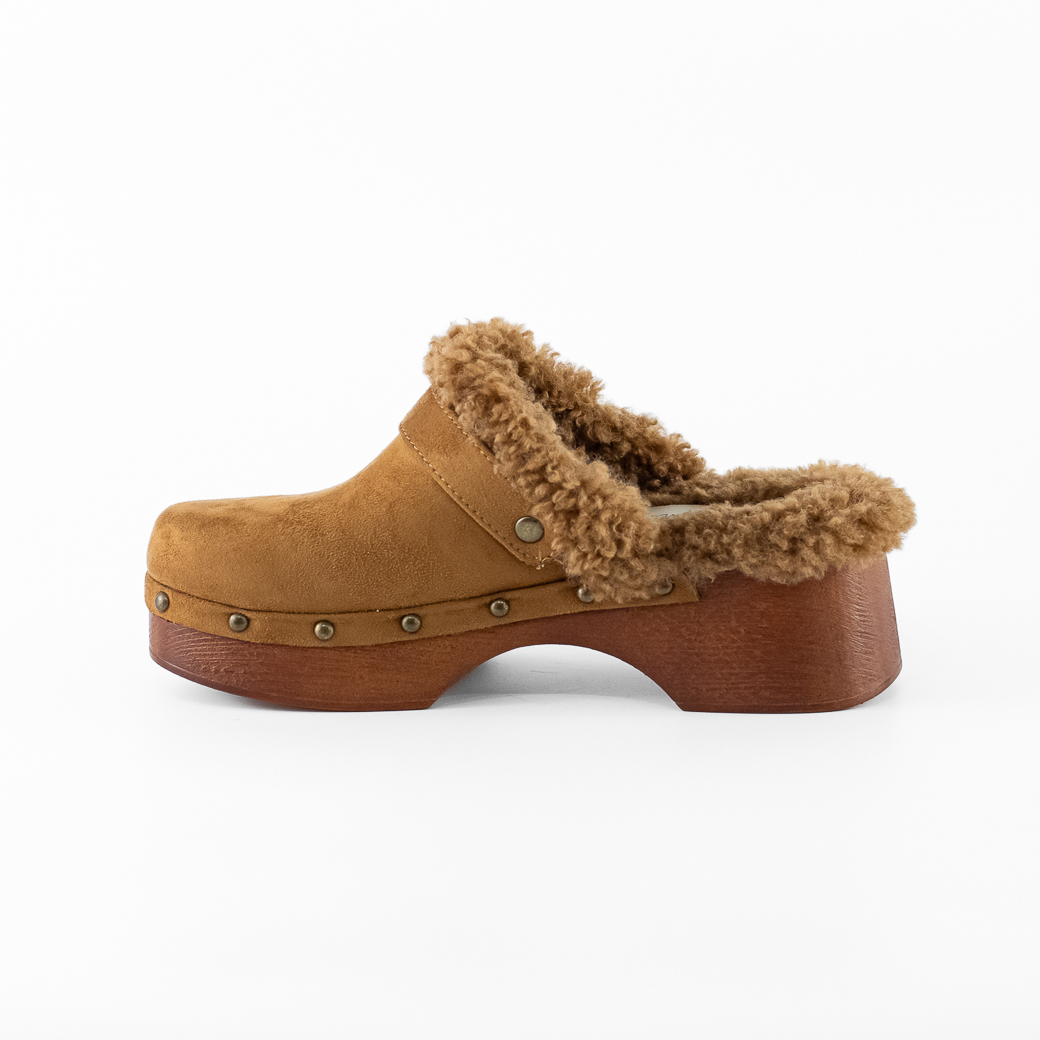 ZUECO CHIPORRO CON HEBILLA 926 MUJER CAMEL MAILEA - 4
